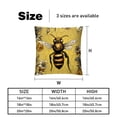 thumbnail image 5 of Honeybee Pillow Covers Inserts Set with Unique Patterns - 16x16, 18x18, 20x20 Inches - 2 Pack Decorative Throw Pillow Covers for Home Decor and More, 5 of 6