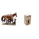thumbnail image 1 of Dispensador De Pañuelos De Papel Con Escultura Ecuestre De Resina, Ideal Para La Oficina, La Sala De Estar O Para Amantes De Los Animales. Caja Rectangular Multiusos., 1 of 8