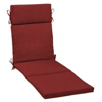 ARDEN Outdoor Chaise Lounge Cushion 72 x 21, Ruby Red Leala