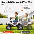 thumbnail image 3 of iYofe 12V Kids ATV Ride on, Ford F-150 Ride on Toys w/LED Lights, Battery Powered Riding Toy Car for Kids Toddlers 2-4, White, 3 of 6