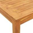 thumbnail image 6 of vidaXL Garden Dining Set Brown Solid Acacia Wood Medium Foldable, 6 of 8