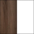 thumbnail image 3 of South Shore Yodi Scandinavian 5-Drawers Dresser Natural Walnut and White, 3 of 9