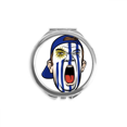 thumbnail image 1 of Uraguay Flag Makeup Head Cap Hand Compact Mirror Round Portable Pocket Glass, 1 of 3