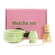 thumbnail image 1 of Juego de Matcha, juego de té japonés, cuchara de bambú resistente, elegante tazón de cerámica con , utensilios para la del té para regal Verde, 1 of 9