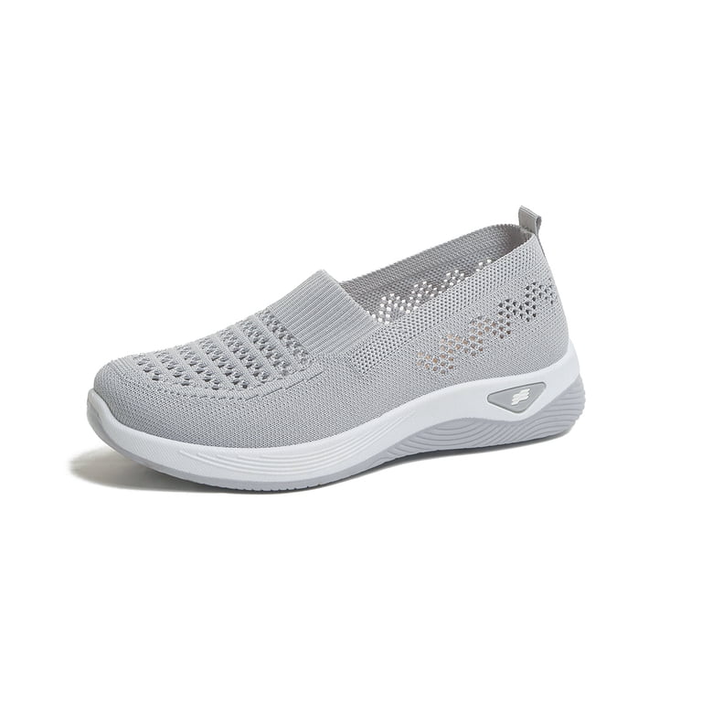 light grey womens dress shoes Tawop Womens Shoes Womens Dress Shoes Work Shoes Flats Tassel Casual Gray 6