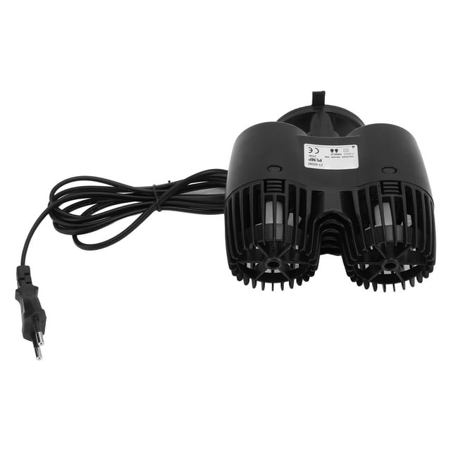 Aquarium Wavemaker Pompe, 360 ° Réglable Inversion Libre Pompe de Circulation des Poissons Uniforme Température Petite pour Bouchon EU d'Eau Douce 220V, US Bouchon 110V