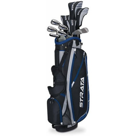Callaway Men's Strata Plus Complete 16-Piece Golf Club Set with Bag, Right (Best Golf Clubs Under 500)