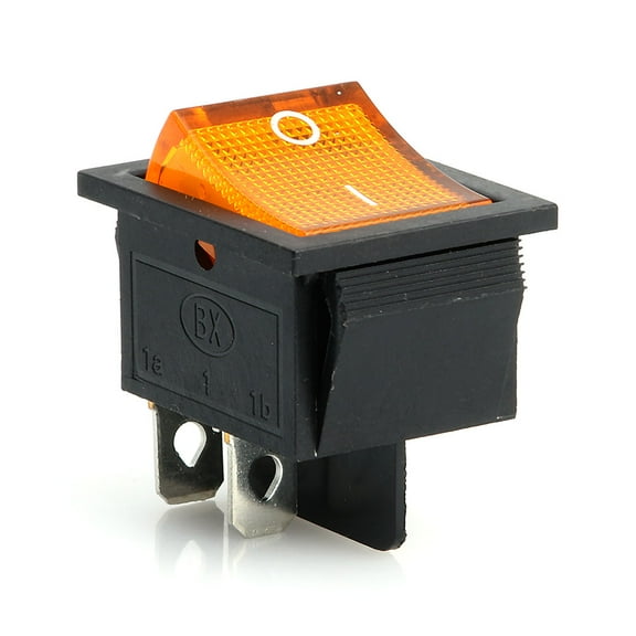 PHONIUSER KCD4 Boat Rocker Switch 4 Pin Snap-in On/Off Switches Waterproof Easy to install