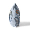 thumbnail image 2 of Jumbo Floral Indoor Outdoor Premium Broadcloth Fabric Pillow in Blue 26x26, 2 of 6