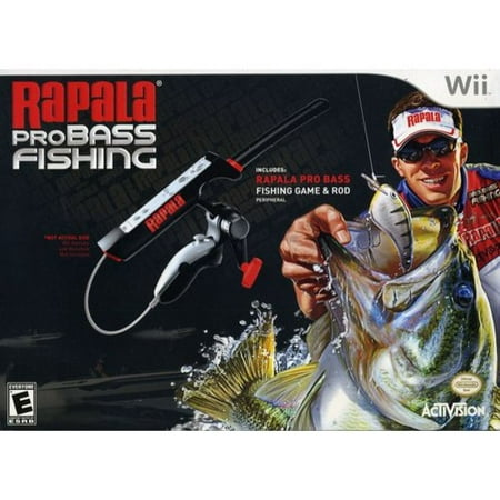 Rapala Pro Bass Fishing with Rod Peripheral - Nintendo Wii