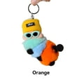 thumbnail image 3 of stanreset Key Chain Caterpillar Pendant Cartoon Ornament Fashionable Orange Pattern 4, 3 of 6