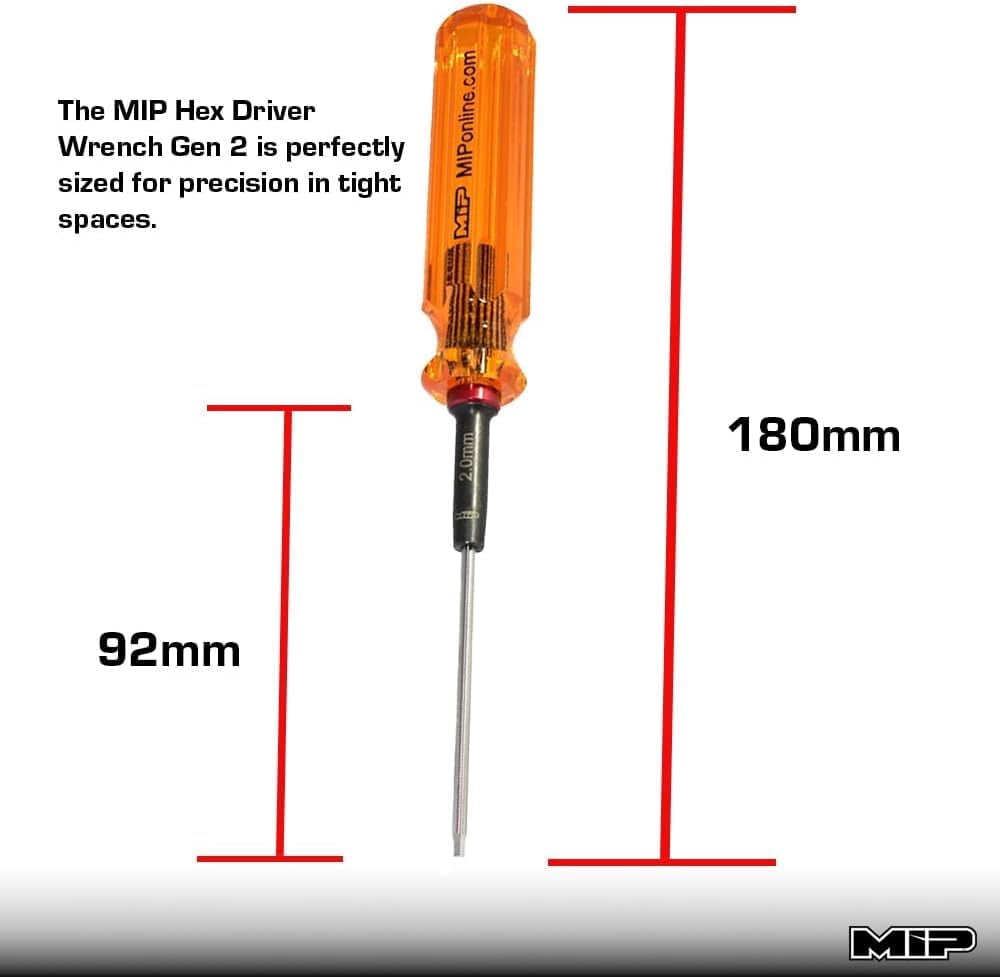 MIP 9602 Hex Driver Wrench Set Gen 2 Metric 3 1.5mm 2.0mm & 2.5mm