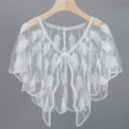 thumbnail image 1 of MYG Femmes Rétro Années 1920 Châle à Paillettes Perlées en Maille Transparente Broderie Feuille Boléro Fête, 1 of 9