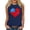 Navy tank tops, variant on Wycnly Tank Top for Women Tank Tops Women Independence Day Loose Fourth of July Patriotic Shirts Fashion Heart Print Sleeveless T-shirt Ladies Sleeveless Shirt