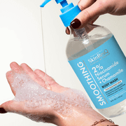 SkinResQ 2% Niacinamide Serum + Chamomile Smoothing Body Wash, Hydrating & Calming Cleanser, 16 fl oz Pump