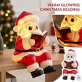 thumbnail image 6 of Battery Operated Lighted Santa Figurine, Resin Christmas LED Table Night Light, Cute Holiday Decor Ornament for Living Room, Bedside, Shelf and Christmas Indoor Home Festive Arrangements, 6 of 6