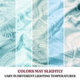 thumbnail image 5 of Lux Decor 4-Piece Twin Bed Sheet Sets – Ultra-Soft Microfiber, Paisley Print, Upto 16" Deep Pocket Fitted Sheet, Flat Sheet & 2 Pillowcases, Blue, 5 of 10