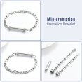 thumbnail image 3 of Cylinder Urn Bracelet for Ashes for Women Men CremationJewelry Stainless Steel Memorial Keepsake Bangle Ashes Holder, 3 of 7