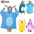 thumbnail image 1 of Christmas Gift Adult Oversized Pokemon Hoodie Blanket Soft Fleece Plush, 1 of 1