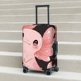 thumbnail image 6 of Susaid Cute Axolotl Sakura Blossoms A Print Elastic Washable Suitcase Cover with Hidden Zipper, Fits 18-32 Inch Luggage for Protection During Travel-Large, 6 of 7