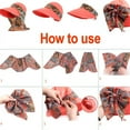thumbnail image 5 of 1PC Femmes Foldable Anti-Uv Chapeau de Protection du Visage Chapeaux Large Gros Bord Été, 5 of 5