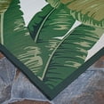 thumbnail image 4 of Couristan Dolce Palm Lily 2'3" x 3'11" Hunter Green and Ivory Outdoor Rug, 4 of 7