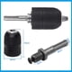 thumbnail image 1 of Portabrocas sin llave de 2-13 mm con adaptador SDS de 1/2 '' Herramienta de conversión de portabrocas sin llave desmontable y resistente para SDS, GSB y GSR, taladro manual eléctrico, 1 of 2