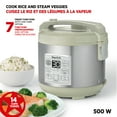 thumbnail image 4 of Starfrit Low-Carb Rice Cooker 14-Cup, Reduces Carbs Up To 30%, 7 Preset Functions, Steamer Basket, Non-Stick Pot, Easy Clean, Healthy Cooking, Rice Brown White Soup Steam Slow Cook, 4 of 10