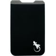 thumbnail image 5 of Gecko Travel Tech Phone Wallet - Stick On Card Holder Wallet for Cell Phones - Adhesive Card Pocket - BLACK WHITE, 5 of 5