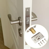 WESIEVYA Copper Ball Catches 2Pcs Silver Stainless Steel for Push Open Latch in Furniture Accessories