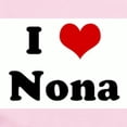 thumbnail image 2 of CafePress - I Love Nona Infant Bodysuit - Baby Light Bodysuit, Size Newborn - 24 Months, 2 of 4