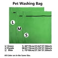 thumbnail image 3 of TOP-MAX Pet Washing Bag Polyester Pet Laundry Bag with Zippers Protection Washing Machine and Clothing (M, Purple), 3 of 8