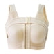 thumbnail image 5 of Ropa interior fina de doble capa ajustable con push-up elástico agradable para la piel transpirable para mujer de talla grande con hebilla frontal europea y americana después del embarazo, 5 of 5