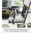 thumbnail image 3 of Yamazaki Home Phone and Tablet Stand - Aluminum, White, Aluminum, No Assembly, 3 of 7