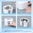thumbnail image 7 of Ultrasonic Retainer Cleaner, 45kHz Deep Clean Machine for Dentures, Mouth Guards & Aligners, 3 Modes Timer, Compact & Easy Daily Cleaning, 7 of 7
