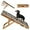 Walnut, variant on 2025 Upgraded Dog Ramp for Couch, Foldable Small Dog Ramp for Low Bed, 4 Adjustable Height from 13'' to 21", Portable Stable Pet Step with Non-Slip Pad, Pet Ramps Use for Couch Stairs, Black