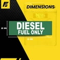 thumbnail image 3 of Diesel Only Sticker | 2x6 | 2 Pack, 3 of 8