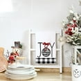 thumbnail image 4 of Christmas Kitchen Towels Set of 2,Black Buffalo Plaid Xmas Tree Dish Towels 18x26 Inch Drying Dishcloth,Farmhouse Home Decoration AD008, 4 of 6