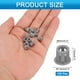 thumbnail image 2 of 100 piezas de tapones de agujero de nylon plástico, 1/5" (6mm) tapones de agujero de tornillo redondos para muebles de cocina color gris oscuro, 2 of 7