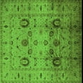 thumbnail image 1 of Ahgly Company Indoor Square Oriental Green Traditional Area Rugs, 7' Square, 1 of 4