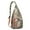 Rose-gold-7, variant on Tropical Aloha Hiking Sling Backpack – Lightweight, Waterproof, Palm Leaf Design, Perfect for Beach, Summer Adventures, and Outdoor Travel
