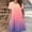 🔥 Pink, variant on Sentmoon Sundresses Short Sleeve Gradient Color Breathable Cocktail Dresses Summer 2026 with Pockets Travel Regular Fit Crew Neck Slip Dress for Work and Office Black XXXL