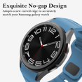 thumbnail image 3 of KOMI Rugged No Gap Band for Samsung Galaxy Watch Band 7 FE 6 5 4 44mm 40mm/Galaxy Watch 6 Classic Bands 47mm 43mm/Watch 5 Pro 45mm/Watch 4 Classic 46mm 42mm, Silicone Wristband Sport Strap Men Women, 3 of 8