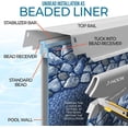 thumbnail image 4 of Shop Square 18' Round Above Ground Pool Liners, 52" Wall, Unibead Pool Liners, Standard Gauge, Boulder Swirl, 4 of 6