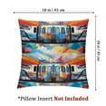 thumbnail image 4 of Monorail Train Throw Pillow Covers " Cozy Soft Pillow Cases Modern Home Decor Couch Cushion Case Square Pillowcases for Couch Sofa Bed Living Room, 4 of 7