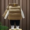 thumbnail image 6 of Godderr Kids Toddler Winter Warm Vest Coats for Boys Girls 2-10Y Baby Lightweight down Warm Waistcoat Winter Sleeveless Puffer Jacket for Kid, 6 of 8