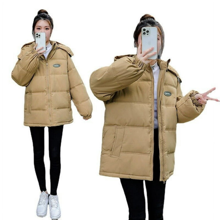 DanceeMangoo Fashion Winter Coat Women Korean Loose Thickened Cotton Coat  and Jacket for Women Clothing Hooded Parkas Chamarras Para Mujer LM 