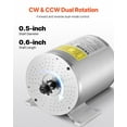 thumbnail image 3 of 1800W Electric Brushless DC Motor Kit 48V 4500rpm with Upgraded Controller, 4Nm Torque, CW & CCW Dual-Direction Control, High Efficiency, Quiet Operation, Ideal for DIY Electric Bikes, Scooters, 3 of 10