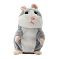 thumbnail image 1 of Juguete de hámster Baoblaze interactivo de peluche gris 18 cm, 1 of 8
