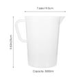 thumbnail image 2 of EXHUMKY Plastic Measuring Cup Transparent with Scale for Home Baking and Cooking, 2 of 7